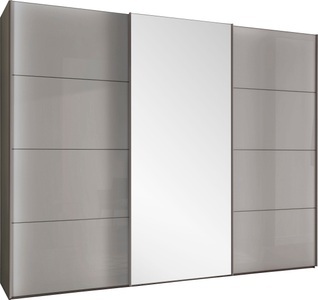 Wiemann, WIEMANN Schwebetürenschrank »Kos«, mit Spiegeltür und Schattenfuge, WIEMANN Schwebetürenschrank »Kos«, mit Spiegeltür und Schattenfuge