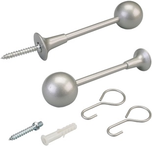 LIEDECO, Raffhalter Liedeco, passend für Gardinen, Liedeco Raffhalter, (1 St.), für Gardinenstangen Ø 16 mm