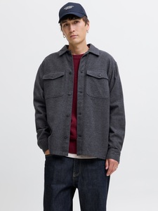 Jack & Jones Langarmhemd »JJEPERFECT MELANGE OVERSHIRT LS SN«