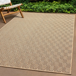 the carpet, the carpet Teppich »Kansas«, rechteckig, 1 mm Höhe, moderner robuster In und Outdoor Teppich Jute Look
