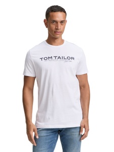 TOM TAILOR Rundhalsshirt, mit Logoprint