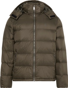 Calvin Klein Jeans Steppmantel »LS NYLN ZP OFF HD DW«, Mit Rundhalsausschnitt