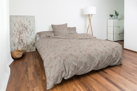 undefined, Bettwäsche mit schönem Paisley Muster, taupe, Nobilium Bettbezug »Rufus, 100 % Baumwoll-Satin«, (1 St.)