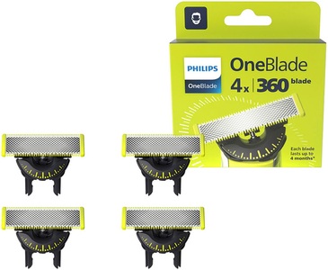 Philips, Philips Rasierklingen OneBlade 360 4 Stück, Ersatzklinge 360 OneBlade QP440/50