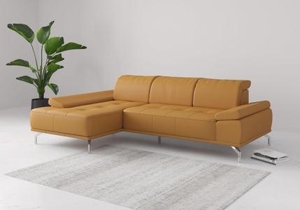 Places of Style Ecksofa »Caluna«, Inkl.Sitztiefenverstellung