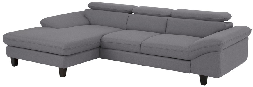 HOME AFFAIRE, Home affaire Ecksofa »Pilot«, wahlweise mit Bettfunktion und Bettkasten, Home affaire Ecksofa »Pilot L-Form«, mit Kopfteilverstellung, optional Bettfunktion und Bettkasten