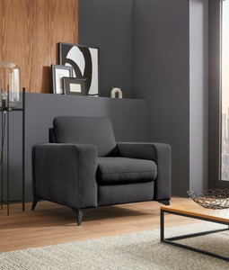 PLACES OF STYLE, Places of Style Sessel »Lolland«, mit Federkern, passend zur Serie 