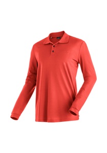 Maier Sports Poloshirt »Ulrich L/S«, Herren Funktionsshirt, langarm Freizeitshirt mit Hemdkragen, Reg. Fit