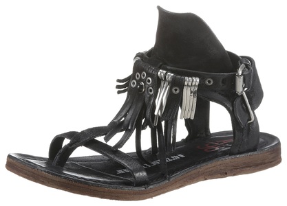 A.S.98, A.S.98 Riemchensandale »RAMOS«, mit modischen Fransen, A.S.98 Riemchensandale »RAMOS«, Sommerschuh, Sandalette mit modischen Fransen