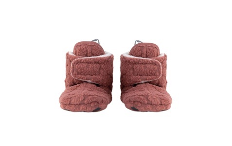 Lodger, Lodger Hausschuhe Fleece Folklore Rosewood 12-18 Mt., Lodger Hausschuh »Fleece Folklore«