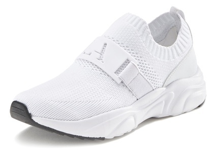 LASCANA ACTIVE, LASCANA ACTIVE Slip-On Sneaker, mit dekorativem Band und Chunky Sohle vegan, LASCANA ACTIVE Sneaker, Halbschuh, Freizeitschuh, Slipper, Chunky Sohle VEGAN