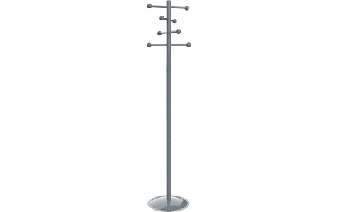 Maul, Maul Garderobenständer »MAULsaphir Lite«, Maul Garderobenständer 9401582 MAULsaphir Lite Anzahl der Haken: 8 (B x H x T) 38 x 171 x 38 cm Metall Grau 1 St.