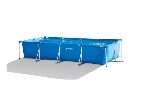 Intex, Intex Frame Pool 4.5x2.2x0.84m mit Pumpe, Rectangular Frame? Pool