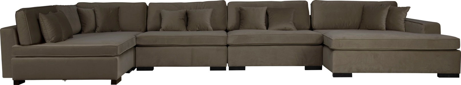Guido Maria Kretschmer Home&Living, Guido Maria Kretschmer Home&Living Wohnlandschaft »Skara XXL«, Lounge-Sofa XXL mit Federkern-Polsterung, in vielen Bezugsvarianten, auch recycelt, Home affaire Wohnlandschaft »Skara XXL U-Form« Lounge-Sofa XXL mit Federkern-Polsterung, in vielen Bezugsvarianten