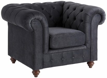 PREMIUM COLLECTION BY HOME AFFAIRE, Premium collection by Home affaire Sessel »Chesterfield«, mit Knopfheftung, auch in Leder, Home affaire Sessel »Chesterfield B/T/H: 105/69/74 cm«, mit hochwertiger Knopfheftung, auch in Leder