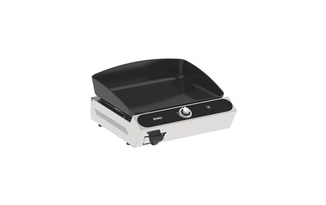 ENO Planchas - Plancha CHAMBORD 45 - schwarz/silber - Metall - 47/49/24 cm