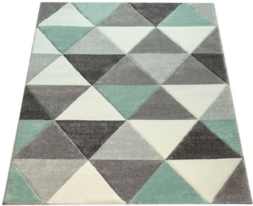PACO HOME, Paco Home Teppich »Lara 276«, rechteckig, 18 mm Höhe, Kurzflor, modernes geometrisches Design, Pastell-Farben, handgefertigter Konturenschnitt, ideal im Wohnzimmer & Schlafzimmer, Paco Home Teppich »Lara 276«, rechteckig, 16 mm Höhe, Kurzflor, modernes geometrisches Design, Pastell-Farben