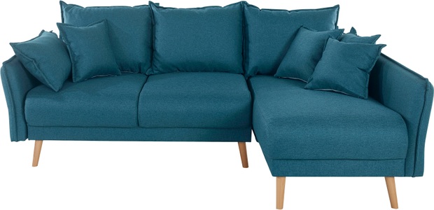ANDAS, andas Ecksofa »Granbo«, incl. Bettfunktion und Bettkasten, Federkern-Polsterung, Seitentasche im Armteil, Home affaire Ecksofa »Granbo L-Form«, incl. Bettfunktion und Bettkasten, Federkern-Polsterung, Seitentasche