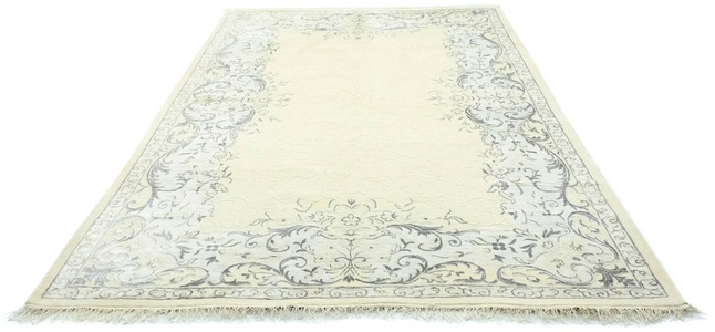 MorgenLand, morgenland Teppich »Designer Teppich handgeknüpft grün«, rechteckig, 7 mm Höhe, morgenland Teppich »Designer Teppich handgeknüpft grün«, rechteckig, 7 mm Höhe