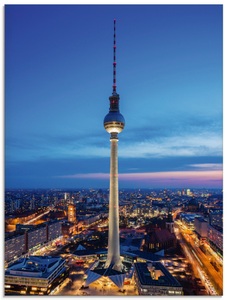 Artland Glasbild »Berlin Fernsehturm«