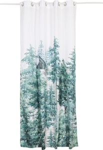 MY HOME, my home Vorhang »Winterlandschaft«, (1 St.), bedruckte Microfaser, 