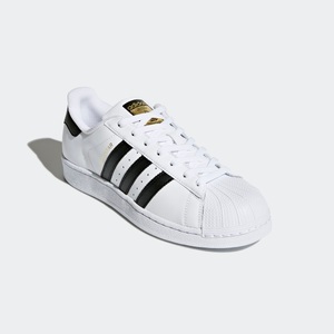 adidas Originals, adidas Originals Sneaker »Superstar Foundation«, Adidas Originals Superstar Sneaker | Weiss + Schwarz + Goldfarbe | Herren | EU42