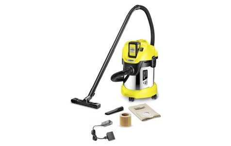 Kärcher, Kärcher WD 3 Battery Premium 1.629-951.0 Nass-/Trockensauger 300 W 17 l inkl. 1 Akku, 