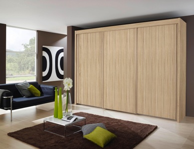 Dialog, Dialog Schwebetürenschrank »Imperial«, in 8 Breiten und 3 Höhen, rauch Schwebetürenschrank »Imperial«, in 8 Breiten und 3 Höhen