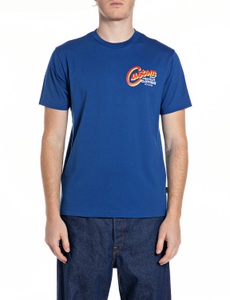 Replay T-Shirt mit Frontprint auf der Brust, Rundhals