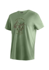 Maier Sports T-Shirt »Dieter Print«, Herren Funktionsshirt, Freizeitshirt mit Aufdruck, Regular Fit