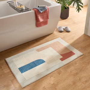 Gino Falcone Badematte »Ariella GF-144«, rutschhemmend beschichtet, fussbodenheizungsgeeignet, Badteppich, bedruckt, modernes Design, weich & kuschelig