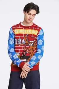 LINDBERGH Strickpullover mit Weihnachts-Motiv