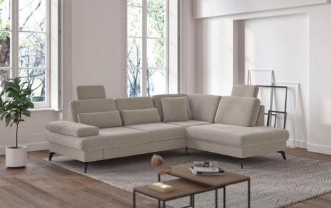 sit&more Ecksofa »Morris L-Form inkl. Sitztiefenverstellung«, wahlweise mit Bettfunktion, Bettkasten und Armteilverstellung