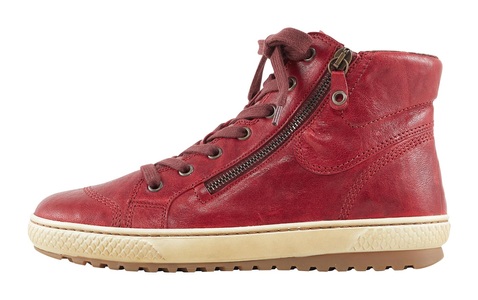 Gabor, Gabor Schnürboots, Knöchelhoher Sneaker Gabor rot Größe: 36