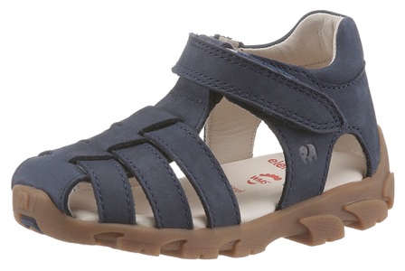 elefanten, elefanten Klett-Sandalen FISHER FIDO mit Zehenschutz in dunkelblau in Gr. 25, ELEFANTEN Sandale »Fisher Fido WMS: Mittel«, Lauflernschuh, Babyschuh, Trekkingschuh mit Klettverschluss