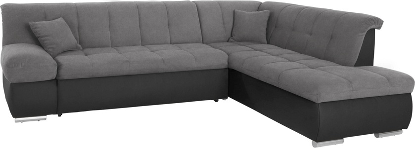 DOMO collection, DOMO collection Ecksofa, DOMO collection Ecksofa »Mona L-Form bequem und komfortabel, Breite 271cm, L-Form« wahlweise mit Bett- und Armlehnfunktion