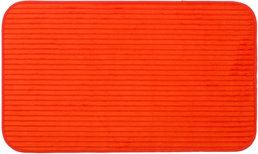 Gözze Badematte »Berlin«, Höhe 7 mm, rutschhemmend beschichtet, fussbodenheizungsgeeignet, Badteppich, Uni Farben, Cord Optik, waschbar