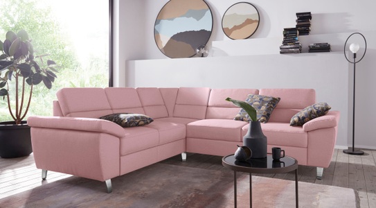 SIT&MORE, sit&more Ecksofa, sit&more Ecksofa »Sorano L-Form« wahlweise mit Bett- und Relaxfunktion, inkl. Bettkasten