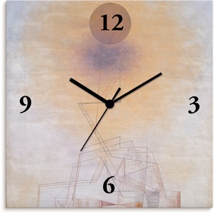 Artland, Artland Wanduhr »Grenzen des Verstandes. 1927«, lautlos, ohne Tickgeräusche, nicht tickend, geräuschlos - wählbar: Funkuhr o. Quarzuhr, moderne Uhr für Wohnzimmer, Küche etc. - Stil: modern, Artland Wanduhr »Grenzen des Verstandes. 1927«, wahlweise mit Quarz- oder Funkuhrwerk, lautlos ohne Tickgeräusche
