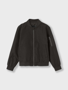 Name It, Name It Outdoorjacke »NKNMONSTER BOMBER JACKET NOOS«, College-Jacke NKNMONSTER BOMBER in black