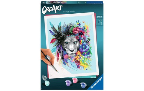 undefined, Ravensburger Boho Lion, Ravensburger Malen nach Zahlen