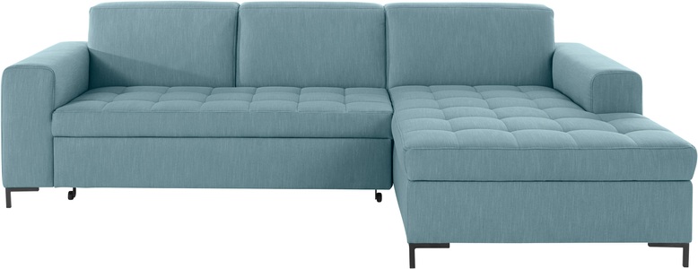 GOODproduct Ecksofa »Grazzo«, hochwertige Stoffe aus recyceltem Material, Steppung im Sitzbereich, wahlweise mit Bettfunktion und Bettkasten