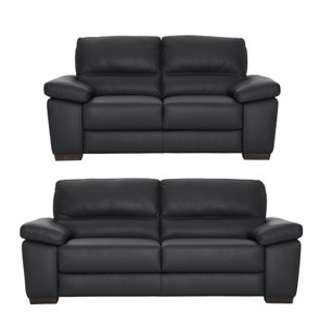 CALIA ITALIA, CALIA ITALIA Polstergarnitur »Gaia«, (Set, 2 tlg.), Ledersofa Garnitur bestehend aus 2-Sitzer und 3-Sitzer, CALIA ITALIA Polstergarnitur »Gaia, hochwertige Garnitur aus 2-Sitzer und 3-Sitzer, edles Design« Set, 2 Stk. tlg. Ledergarnitur, in zwei hochwertigen Lederqualitäten