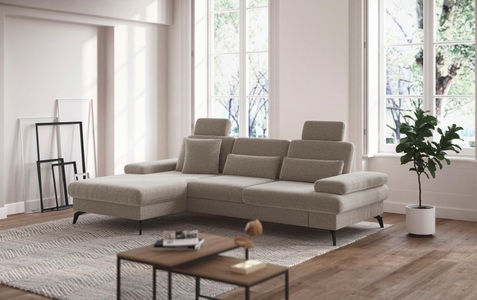 sit&more Ecksofa »Morris L-Form inkl. Sitztiefenverstellung«, wahlweise mit Bettfunktion, Bettkasten und Armteilverstellung