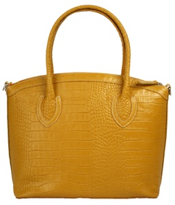 CLUTY, Cluty Henkeltasche, (1 tlg.), echt Leder, Made in Italy, Cluty Henkeltasche, echt Leder, Made in Italy