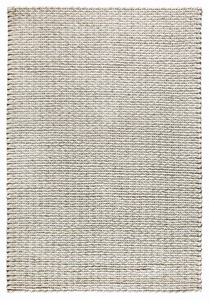DEKOWE, Dekowe Hochflor-Teppich »Enja«, rechteckig, Handweb Teppich, Strickoptik, handgewebt, 