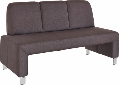 exxpo - sofa fashion, exxpo - sofa fashion Polsterbank »Intenso«, Frei im Raum stellbar, exxpo - sofa fashion Polsterbank »Intenso, Sitzbank, Breite 162 cm, wahlweise in Leder oder Textil«, hohe Bodenfreiheit, frei im Raum stellbar, hoher Sitzkomfort