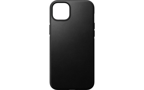 Nomad, Nomad - iPhone 14 Plus MagSafe Echtleder Hülle Rugged Case (NM01276685) - Schwarz, Nomad Back Cover Modern Leather iPhone 14 Plus Schwarz
