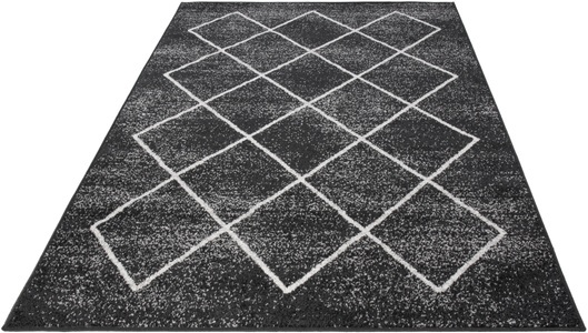 andiamo, Teppich, »Bolonia«, Andiamo, rechteckig, Höhe 6 mm, maschinell gewebt, Teppich Bolonia Grau | 1.6 × 2.4 m