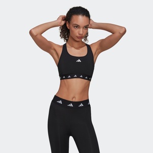 adidas Performance, adidas Performance Sport-BH »POWERREACT TRAINING MEDIUM-SUPPORT TECHFIT«, Adidas - Sport-BH, Medium Support, Pwr, XL, Black